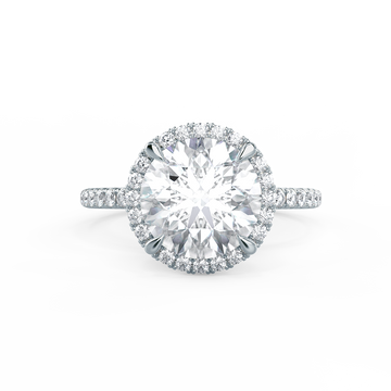 Round Halo Pavé